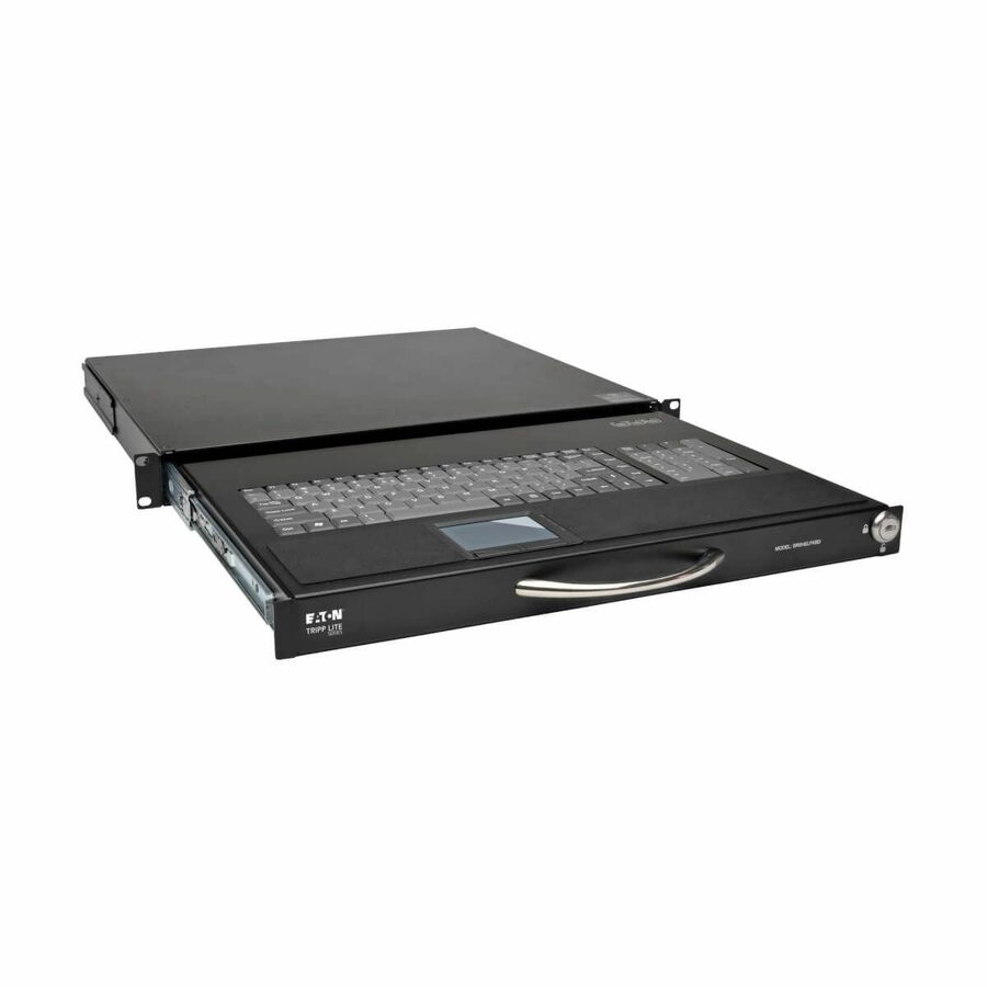 Tripp Lite by Eaton 1U Rackmount Keyboard w KVM Cable Kit for 2-Post or 4-Post Racks