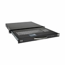 Tripp Lite by Eaton 1U Rackmount Keyboard w KVM Cable Kit for 2-Post or 4-Post Racks
