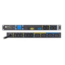 Eaton Metered Input rack PDU, 1U, L6-30P input, 10 ft cord, Single-phase, 200-240V, Outlets: (10) C13 Outlet Grip, (4) C19 Outlet Grip
