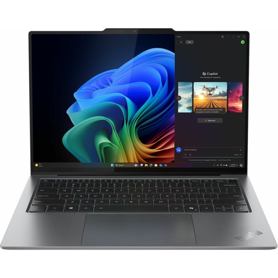 Lenovo Thinkpad X9-14 Gen 1 21QA0004US 14" Copilot+ PC Notebook - WUXGA - 60 Hz - Intel Core Ultra 7 258V - Intel Evo Platform - 32 GB - 1 TB SSD - English Keyboard - Gray Black