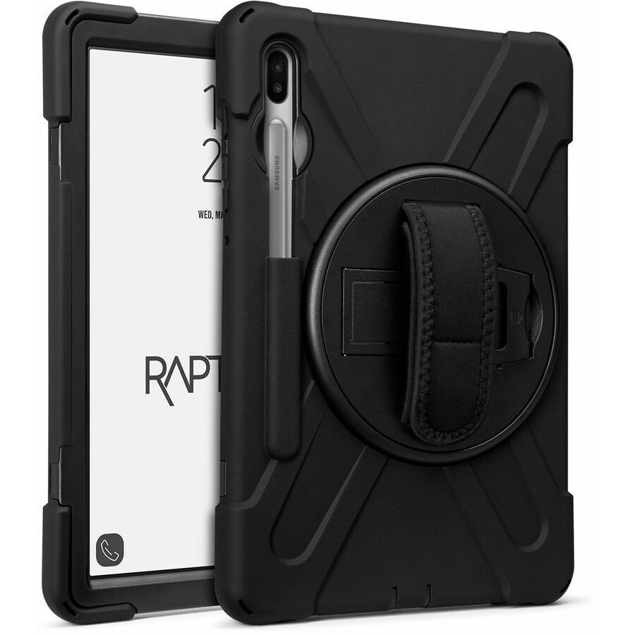 Cellairis Rapture Rugged Carrying Case for 12.4" Samsung Galaxy Tab S9+, Galaxy Tab S8+, Galaxy Tab S7+ Tablet - Black