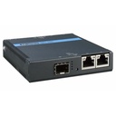 Advantech Industrial 4TX/1SFP Light Managed PoE BT Media Converter