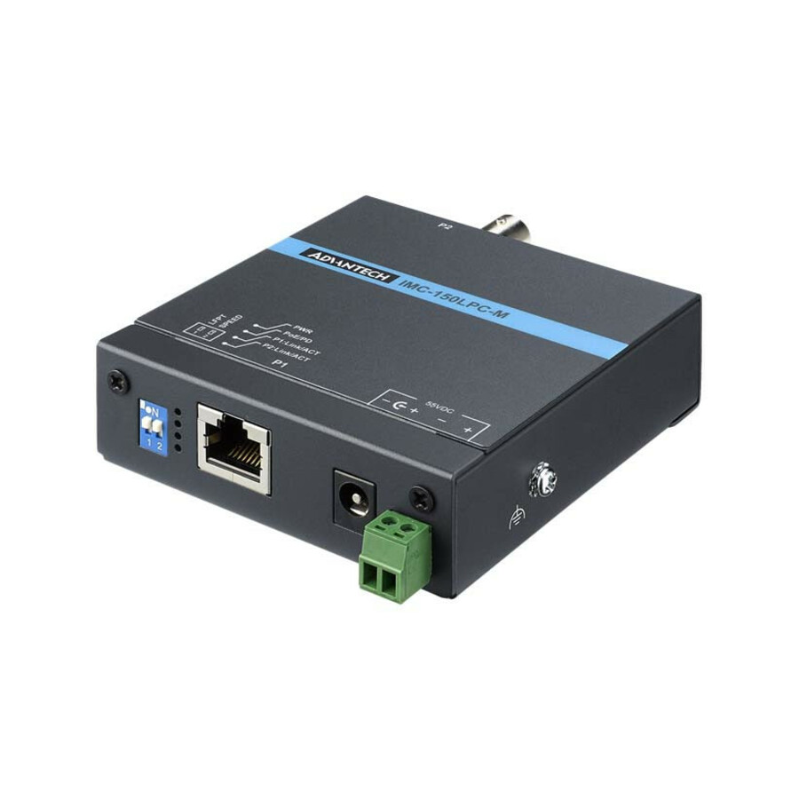 Advantech Hardened PoE Long Reach Ethernet Extender via Coaxial