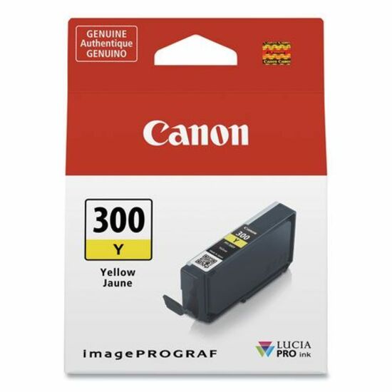 Canon LUCIA PRO PFI-300 Original Inkjet Ink Cartridge - Yellow Pack