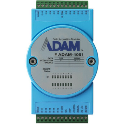 Advantech 16-Channel Isolated Digtal Input Module with LED & Modbus