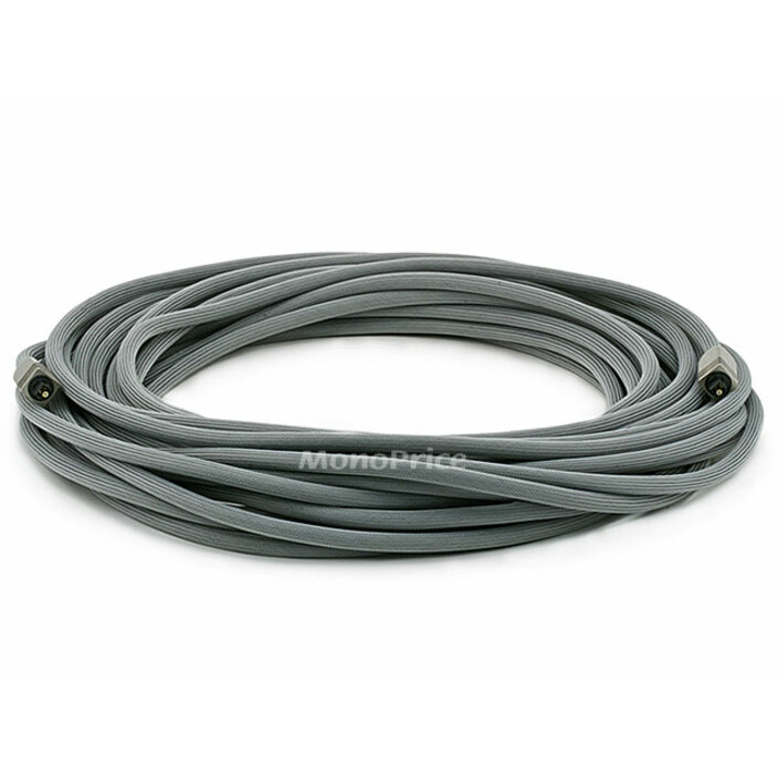 Monoprice 50ft Premium Optical Toslink Cable with Metal Fancy Connector