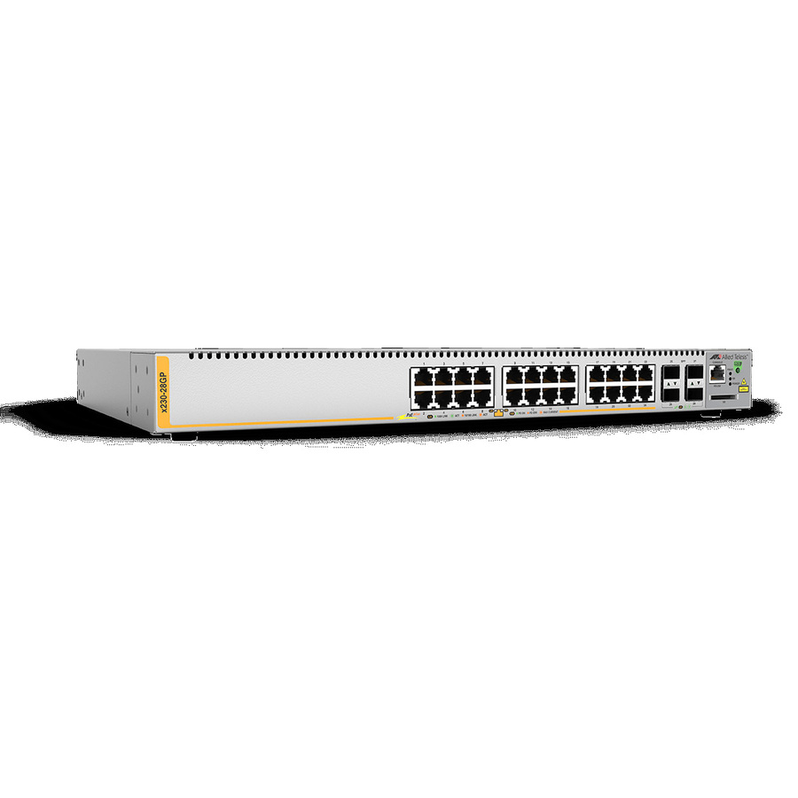 Allied Telesis L3 Switch with 24 x 10/100/1000T PoE Ports and 4 x 100/1000X SFP Ports