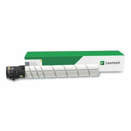 Lexmark Original Laser Toner Cartridge - Yellow - 1 Each
