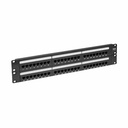 Tripp Lite by Eaton 48-Port Cat6 Cat5 Patch Panel Rackmount 110 Punch Down RJ45 Ethernet 1URM 568B