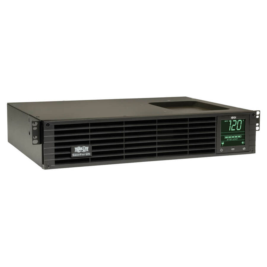 Tripp Lite by Eaton UPS SmartPro 120V 1kVA 800W Line-Interactive Sine Wave UPS 2U Rack/Tower Network Card Options LCD USB DB9 6 Outlets