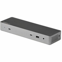 StarTech USB C Docking Station for MacBook Pro/Air-M1/M2/M3/M4 (Thunderbolt Compatible) - Dual HDMI/DisplayPort, 96W Power Delivery