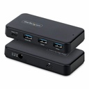 StarTech 4-Port USB-C and USB-A Hub, 5Gbps, Self-Powered, 2-in-1 USB-C and USB-A Host Cable, 1x USB-C and 3x USB-A (1x BC 1.2)