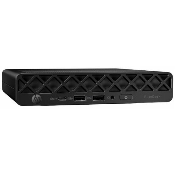 HP EliteDesk 8 G1i Desktop Computer - Intel Core Ultra 7 265T - vPro Technology - 16 GB - 512 GB SSD - Desktop Mini - Jack Black