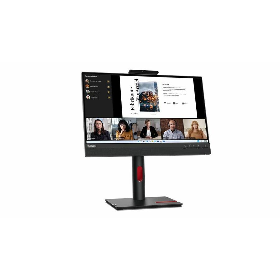 Lenovo ThinkVision TIO22Gen5 22" Class Webcam Full HD LED Monitor - 16:9 - Black