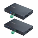 StarTech 4-Port USB 3.0 Extender over Ethernet up to 330ft via Cat6a/Cat7/Cat8 RJ45, Extension Adapter for Remote USB Devices, TAA