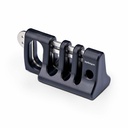 StarTech Peripheral Cable Anchor Lock, Secure Keyboard/Mouse For Shared Computer, Metal Plate Cable Trap, Use w/Laptop Lock Cable, TAA