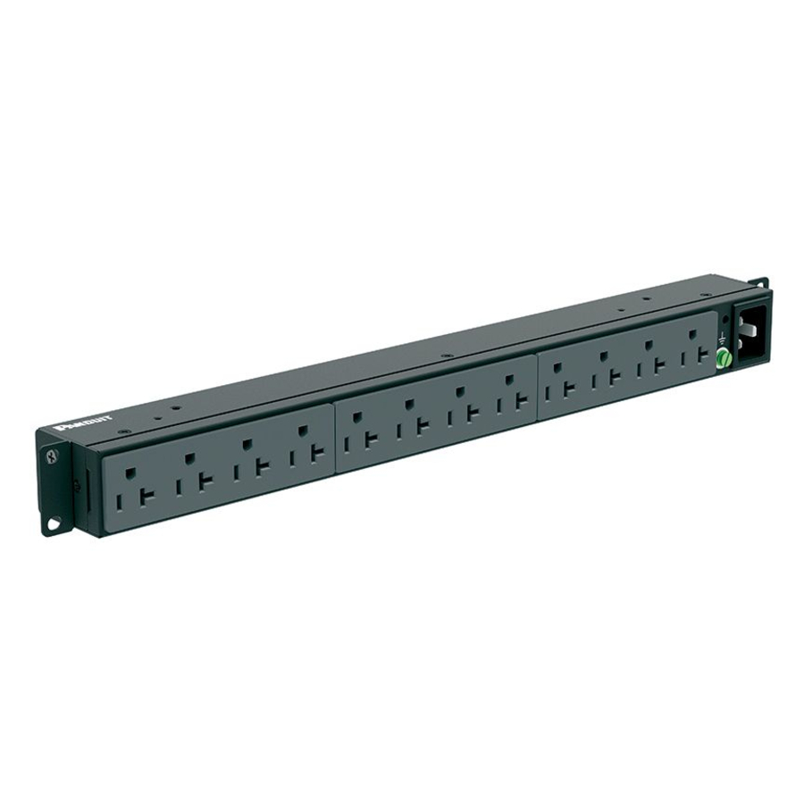 Panduit P12B01M Horizontal Basic Power Distribution Unit