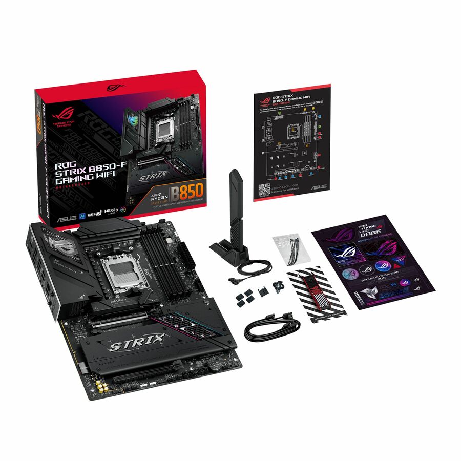 Asus ROG Strix B850-F GAMING WIFI Gaming Desktop Motherboard - AMD B850 Chipset - Socket AM5 - ATX