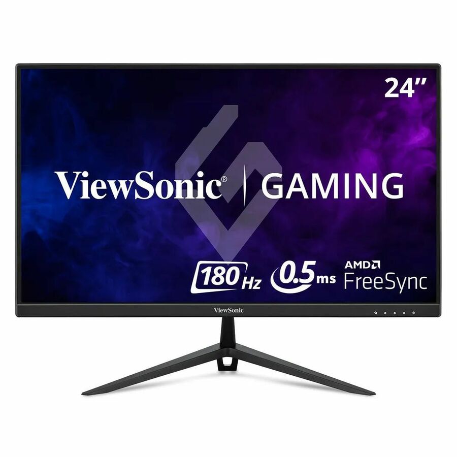 ViewSonic VX2428A 24 Inch 1080p Gaming Monitor, IPS Display with 180Hz and 0.5ms for Fast Gameplay, FreeSync and Eye Care Technology for Smooth Visuals, HDMI, and DisplayPort Inputs