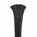 Panduit Pan-Wrap SE25PS-TR0 Split Sleeving, Black, PET, 0.25" Nom Dia., 200', PK1