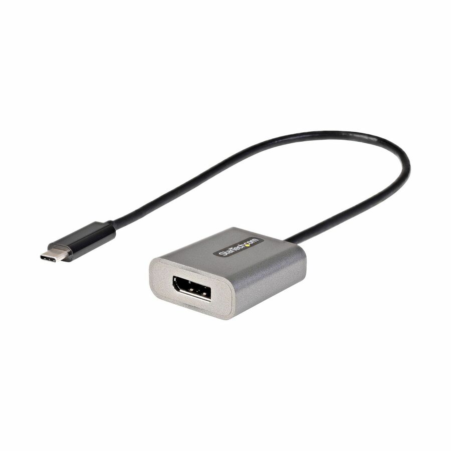 StarTech USB C to DisplayPort Adapter, 8K/4K 60Hz USB-C to DisplayPort 1.4 Adapter, DSC, USB Type-C to DP Video Converter, w/12" Cable