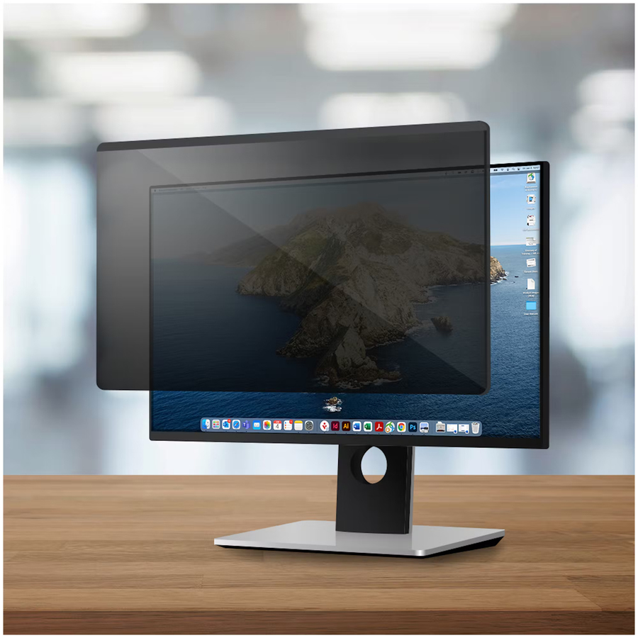 AddOn 21 in. Anti-Blue Light Privacy Screen with Adhesive Tabs 16:9 Ratio