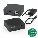 Plugable USB C Dock with 85W Charging Compatible with Thunderbolt 3 and USB-C MacBooks and Select Windows Laptops