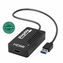 Plugable USB 3.0 to HDMI Video Graphics Adapter with Audio for Multiple Monitors