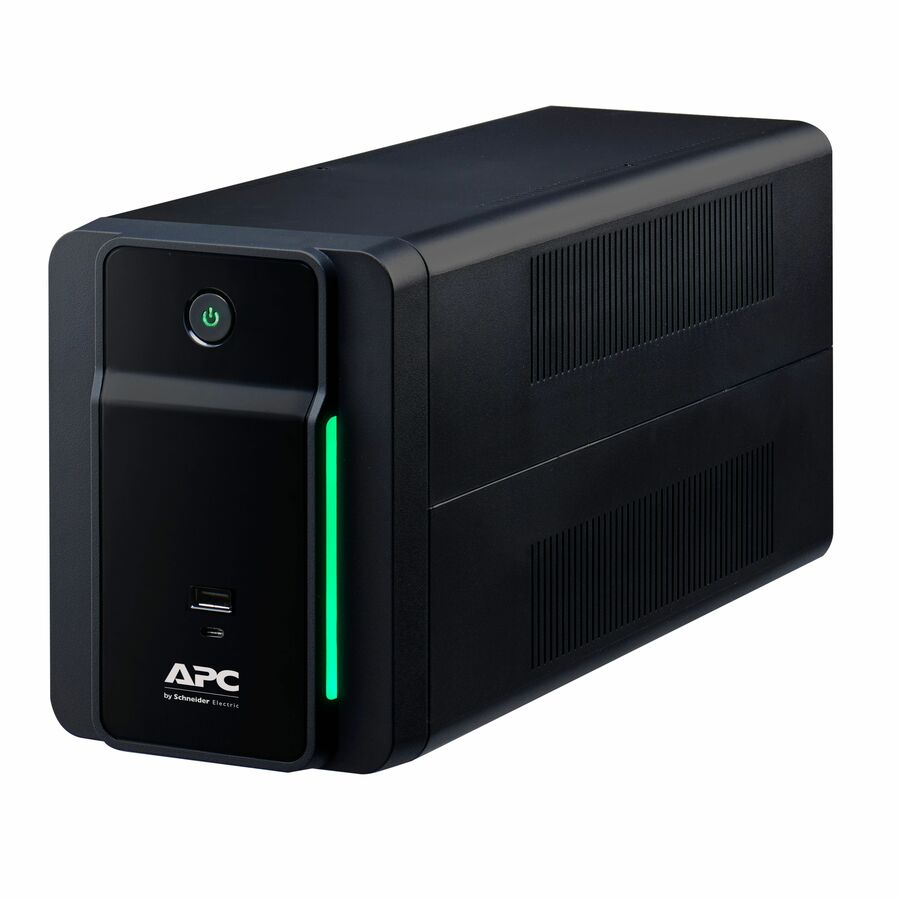 APC Back UPS, 750VA/410W, Tower, 120V, 4x NEMA 5-15R outlets, USB Type A + C Ports