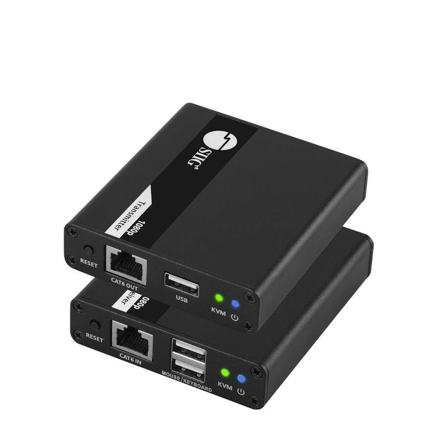 SIIG 1080p HDMI USB KVM Over Cat6 Extender - 70m