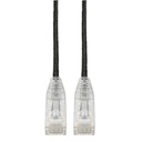 Tripp Lite by Eaton Cat6 Gigabit Snagless Slim UTP Ethernet Cable (RJ45 M/M) PoE Black 3 ft. (0.91 m)