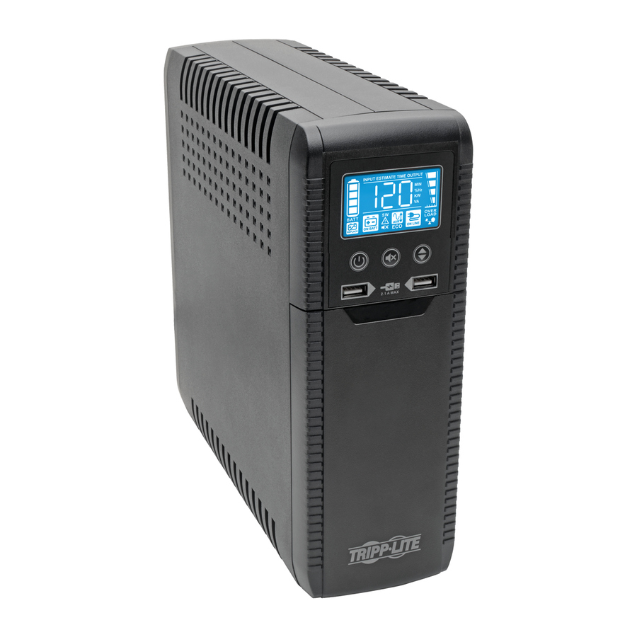 Tripp Lite by Eaton UPS Line-Interactive UPS with USB and 8 Outlets - 120V 1000VA 600W 50/60 Hz AVR ECO Series