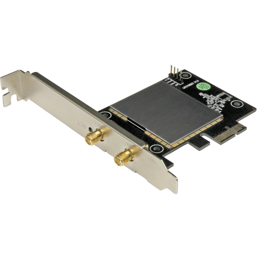 StarTech AC600 Wireless-AC Network Adapter, 802.11ac, PCI Express, Dual Band 2.4GHz and 5GHz Wireless Network Card, TAA