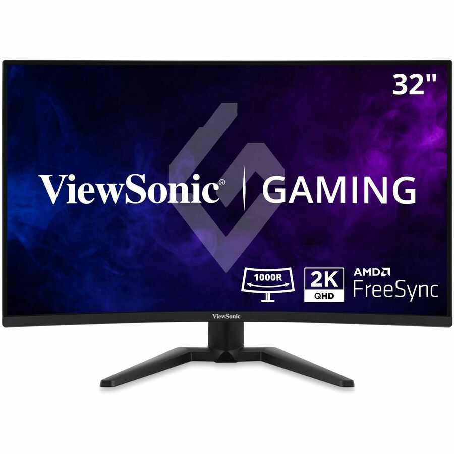 ViewSonic VX3228C-2K 32 Inch 1440p Curved Gaming Monitor with 1ms, 180Hz, FreeSync, Eye Care, HDMI, and DisplayPort Inputs