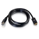 C2G 6ft DisplayPort to HDMI Cable - DP to HDMI Adapter Cable - DisplayPort 1.2a HDMI 1.4b - 4K 30Hz - M/M
