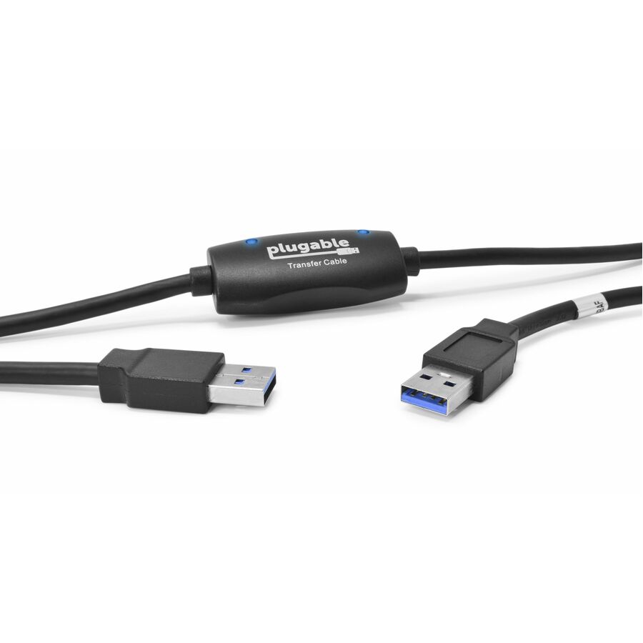 Plugable USB 3.0 Transfer Cable for Windows PCs - High-Speed Data Transfer, Easy PC-to-PC File Sync