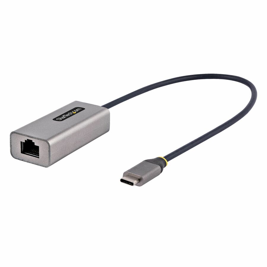 StarTech USB-C to Ethernet Adapter, 10/100/1000 Mbps, Gigabit Network Adapter, ASIX AX88179A, 1ft/30cm Cable, Windows/macOS/Linux