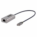 StarTech USB-C to Ethernet Adapter, 10/100/1000 Mbps, Gigabit Network Adapter, ASIX AX88179A, 1ft/30cm Cable, Windows/macOS/Linux