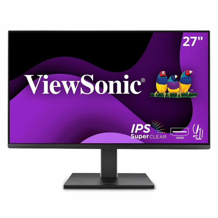 ViewSonic VG2751 27 Inch 1080p Monitor, IPS Display with 100Hz for Smooth Home and Office Productivity, Full Ergonomic Adjustability, 4-Port USB Hub, HDMI, DisplayPort, and USB-C Inputs