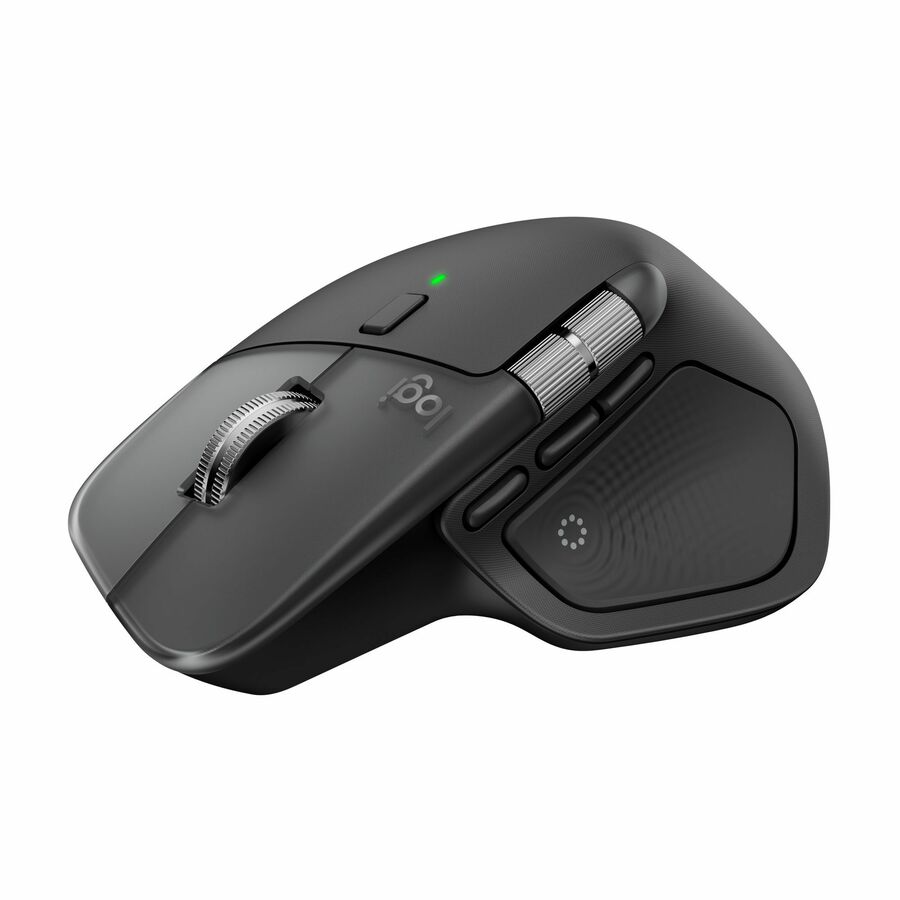 Logitech MX Master 4 for Mac, Ergonomic Bluetooth Mouse with Advanced Performance Haptic Feedback, Ultra-Fast Scrolling, USB-C Charging, MacOS, iPadOS, Windows - space black