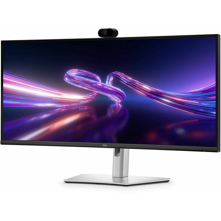 Dell Pro P P3426WEV 34" Class Webcam UW-QHD Curved Screen LCD Monitor - 21:9 - Black - TAA Compliant