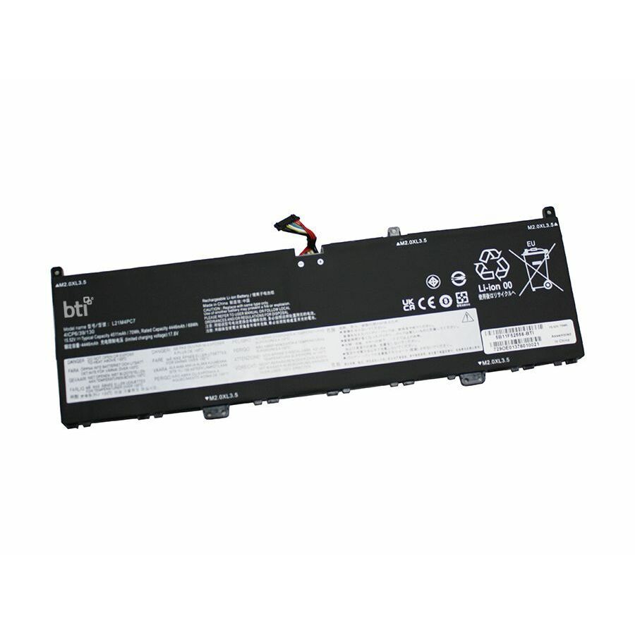 BTI 5B11F52558-BTI 15.52V 70WHR LI-ION BATTERY 5B11F52558, L21M4PC7, 5B11F52560, 5B11H31567, 5B11H31568, 5B11H31571, 5B11N51736, 5B11N51758, 5B11F52556, L21M4PE0, L21C4PE0, L21D4PC4, SB11F52563, L21D4PE0, SB11H31570, L21C4PC4, SB11F52557, YOGA SLIM 7 PROX 14IAH7 , SLIM 7 PROX 14IAH7 82TK