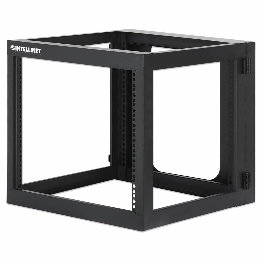 Manhattan 19" Wall Mount Open Frame Network Rack, 9U, Rear-hinged Swing Frame