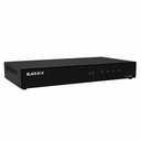 Black Box KVM Switch, NIAP 4.0 Certified - 4-Port, Single-Monitor, FlexPort HDMI/DisplayPort, CAC