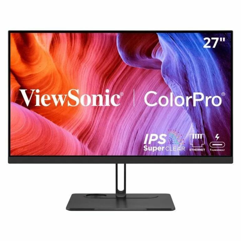 ViewSonic VP2776T-4K 27 Inch 4K ColorPro Monitor, IPS Display with 100% sRGB and Pantone Validated for MacBook Pro Mac Studio Desktop Setups, Advanced Ergonomics, Thunderbolt 4, and HDMI 2.1 Inputs