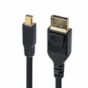 StarTech 10ft (3m) Mini DisplayPort to DisplayPort 1.4 Cable, 8K 60Hz HBR3 HDR, UHD 4K 120Hz, mDP to DP Cord