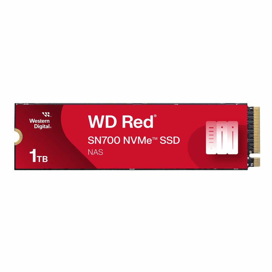 WD Red S700 WDS100T1R0C 1 TB Solid State Drive - M.2 2280 Internal - PCI Express NVMe (PCI Express NVMe 3.0 x4)
