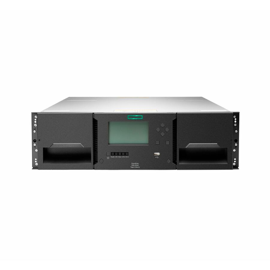HPE MSL3040 Tape Library 1x MSL LTO-9 SAS Drive 20x LTO-9 45TB Data Cartridges