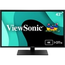 ViewSonic VX4381-4K 43" 4K UHD Monitor with HDR10, HDMI and DisplayPort