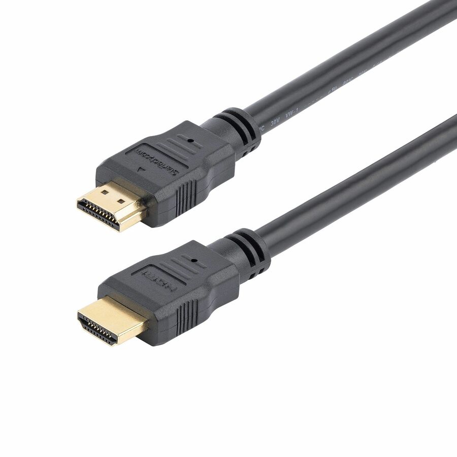 StarTech 6ft HDMI Cable, 10 Pack, 4K High Speed HDMI Cable with Ethernet, Ultra HD 4K 30Hz Video, Black HDMI 1.4 Monitor Cord